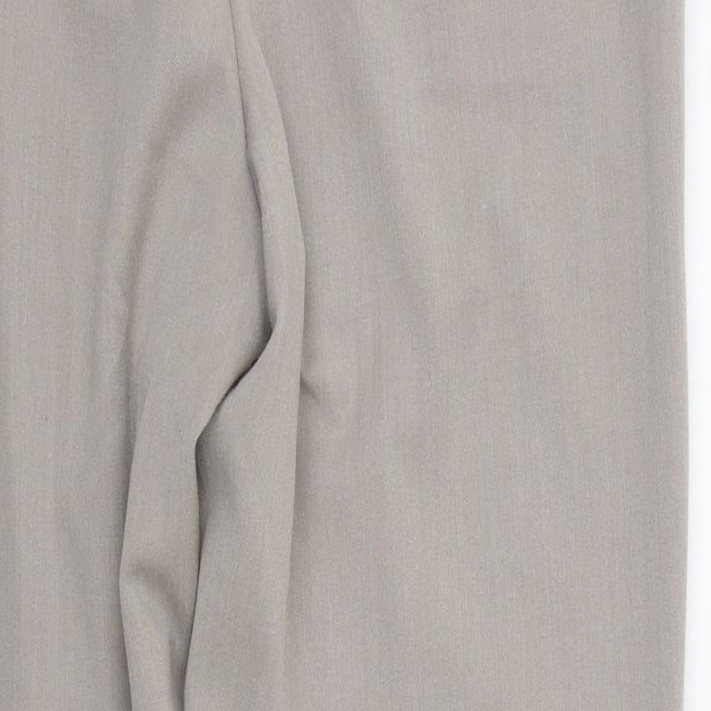 Womens UK Size 16 Artigiano Regular Fit Black Trousers