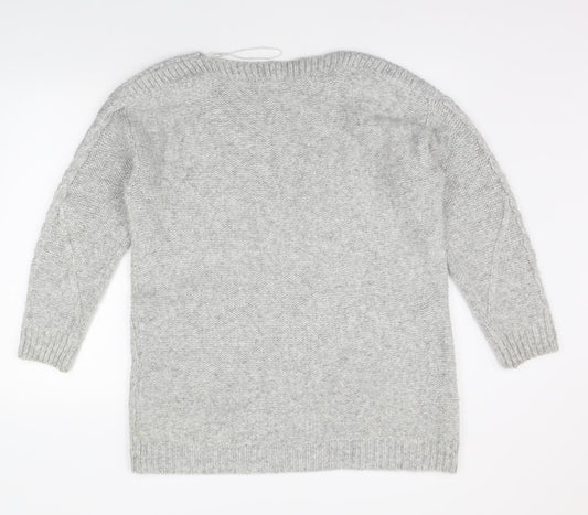 TU Womens Grey Pullover Jumper Size 12