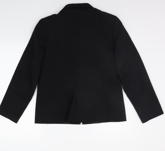 BHS Womens Black   Jacket Blazer Size 14