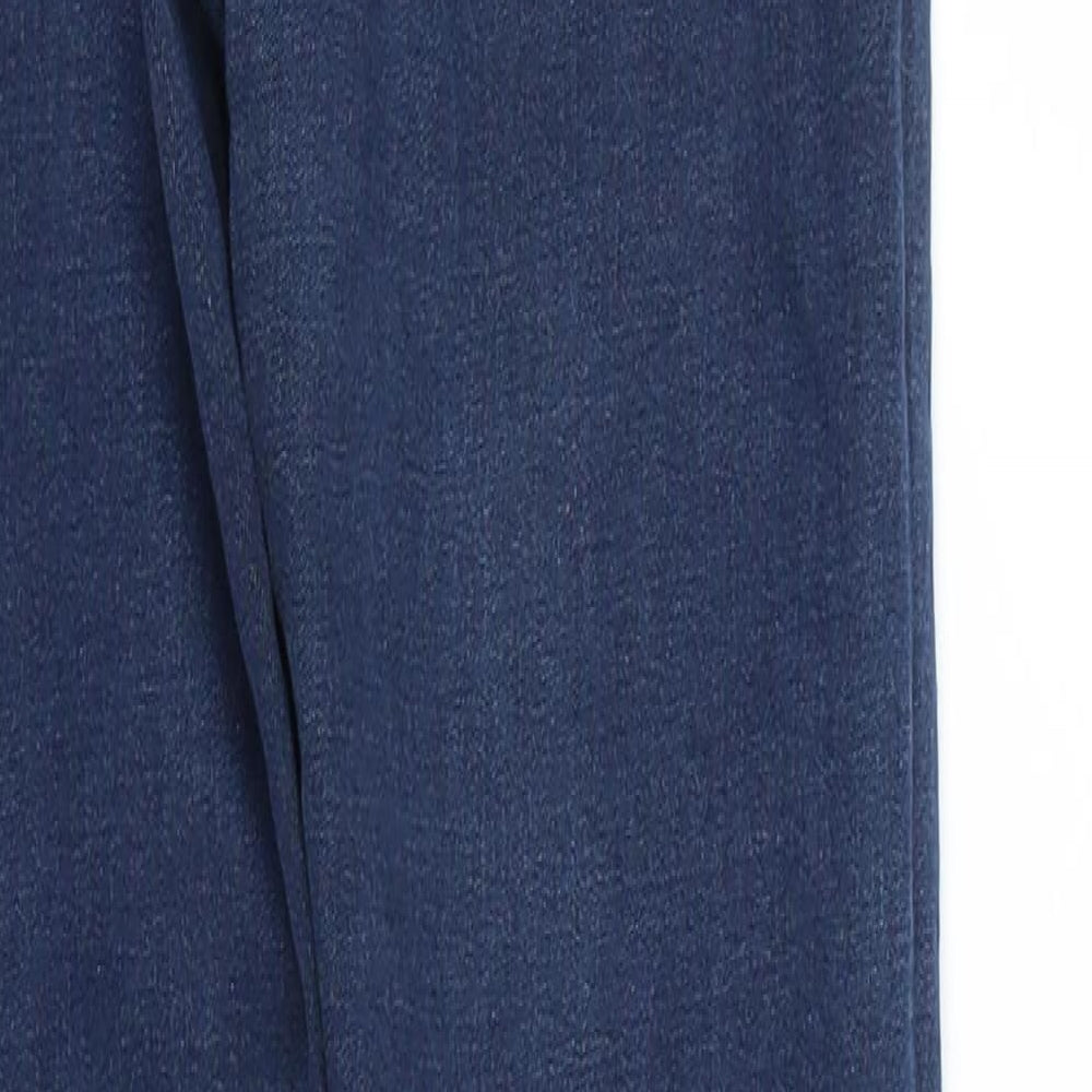 Denim & Co. Womens Blue Skinny Jeans Size 10 L25 in