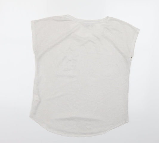 Primark Womens White Basic T-Shirt Size 6