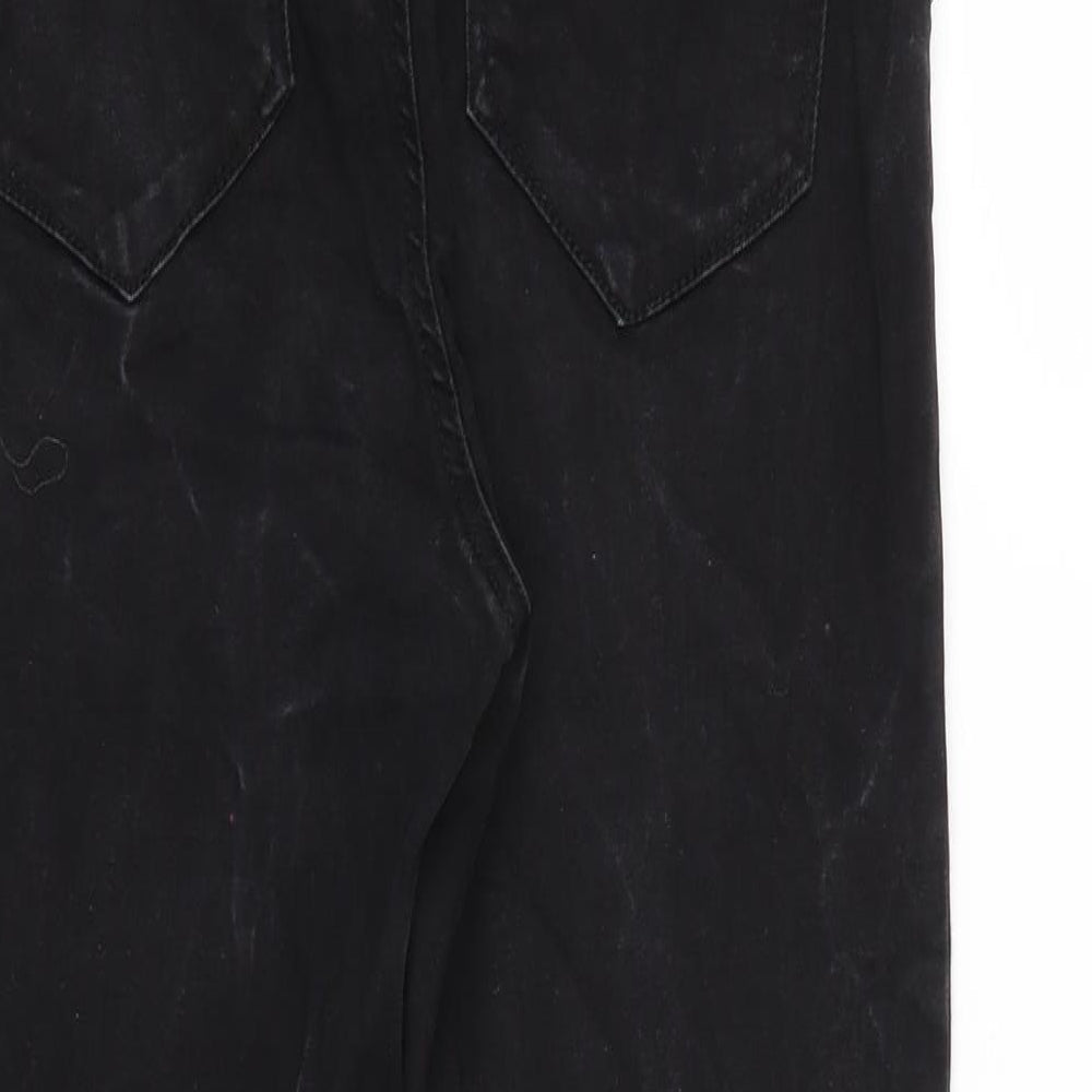 Denim & Co. Womens Black Skinny Jeans Size 12 L24 in