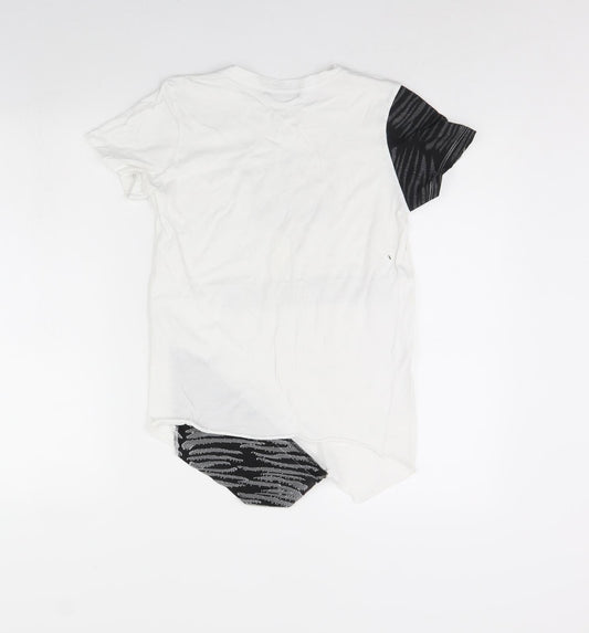 BAD BOY Boys White Basic T-Shirt Size 11 Years