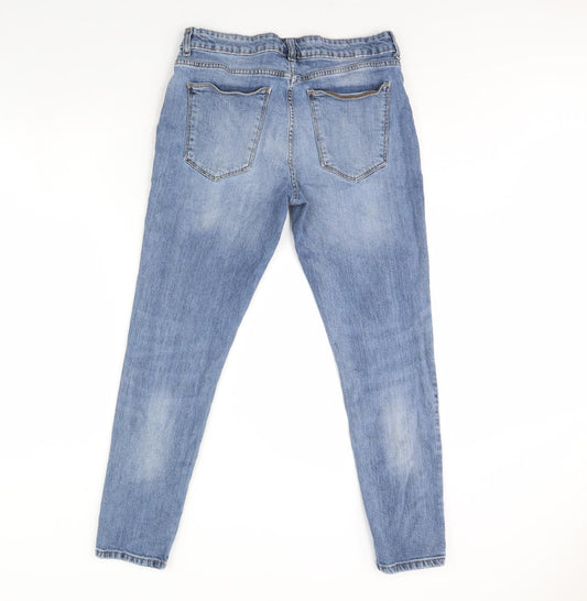 Very Womens Blue  Denim Straight Jeans Size 32 L30 in