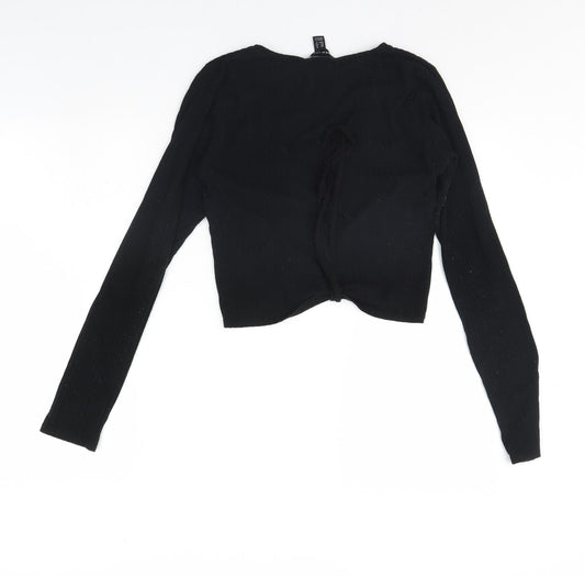 Womens UK Size 16 New Look Black Basic Blouse