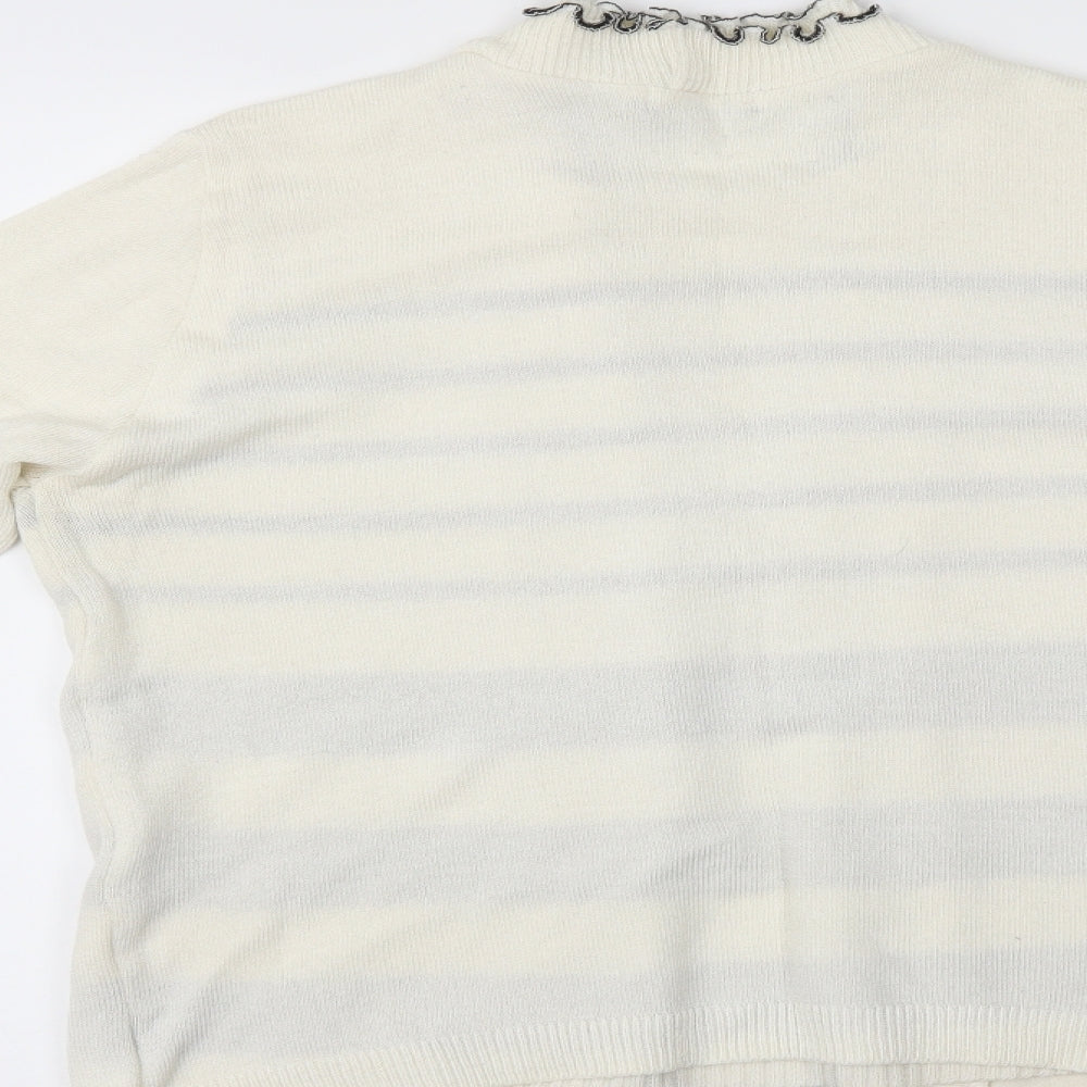 Womens UK Size 6 Jenny Loyd Ivory Pullover Jumper