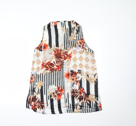 AX Paris Womens Multicoloured Floral Camisole Tank Size 12