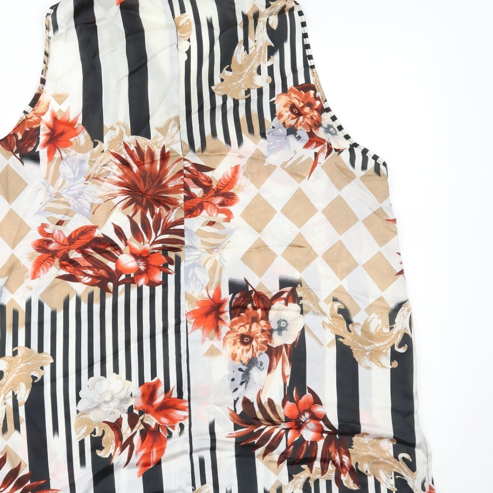 AX Paris Womens Multicoloured Floral Camisole Tank Size 12