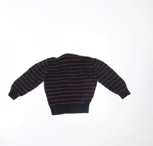 Palamino Boys Multicoloured Striped Pullover Jumper Size 6-7 Years