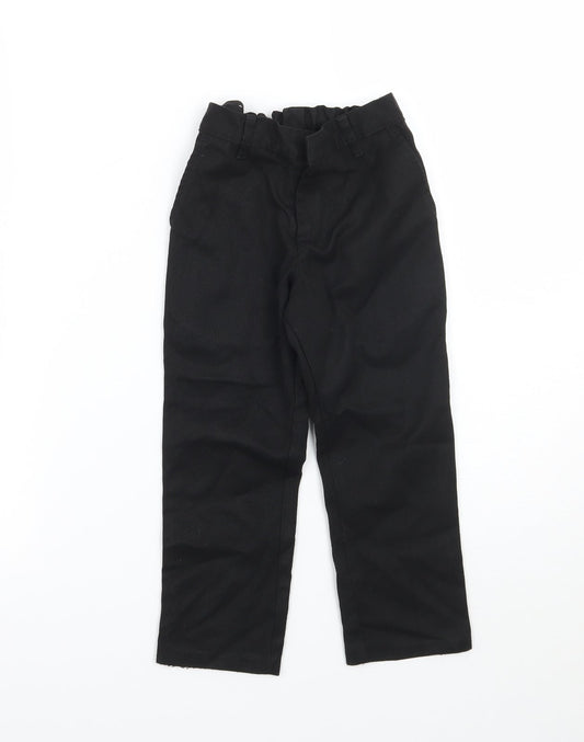 George Boys Black Capri Trousers Size 3-4 Years