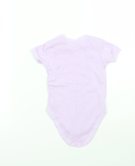 George Girls Purple Babygrow One-Piece Size 9-12 Months