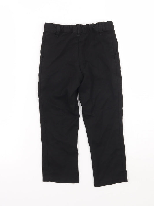 George Girls Black Capri Trousers Size 3-4 Years