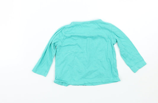 Preworn Baby Green Basic T-Shirt Size 6-9 Months