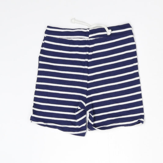So Cute Girls Blue Striped Utility Shorts Size 2-3 Years