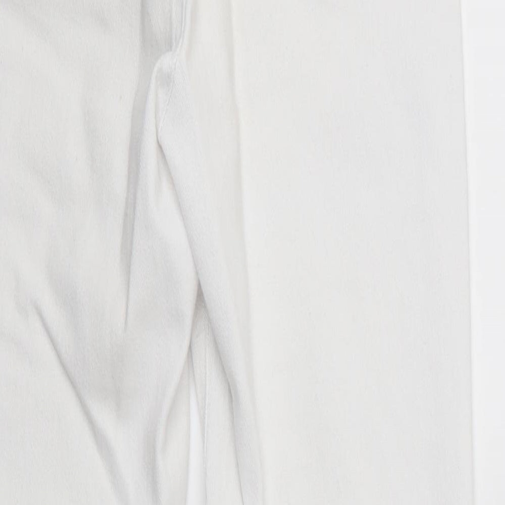 Pretty Little Thing Womens White Skinny Jeans Size 8 L27 in - Pretty Little Thing