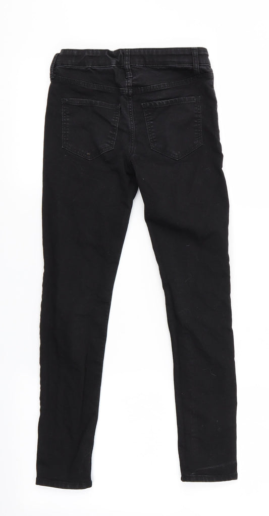 Preworn Girls Black Jegging Trousers - Girls School Trousers