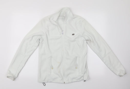 Womens UK Size Preworn White Windbreaker Coat