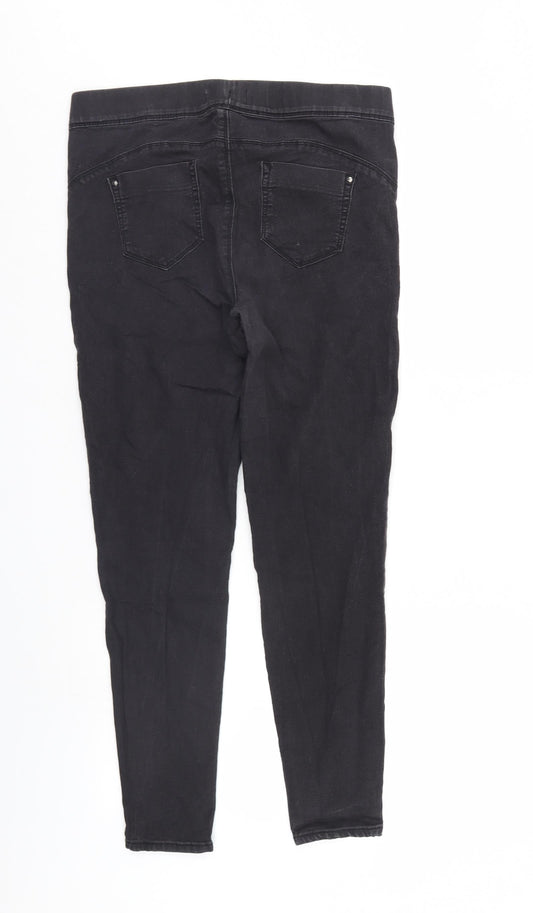 Denim & Co. Womens Black Denim Jegging Jeans Size 41 in L28 in