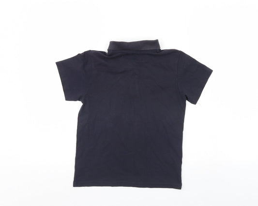 TU Boys Black Basic Polo Size 9 Years - school