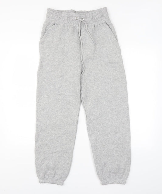 Womens UK Size 4 I SAW IT FIRST Regular Fit Sweatpants Grey Trousers