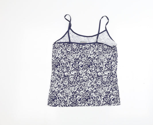Dorothy Perkins Womens Blue Floral Basic Blouse Size 12