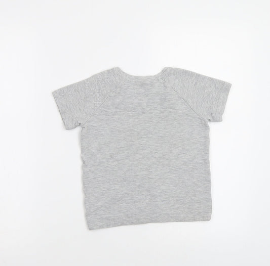 TU Girls Grey Basic T-Shirt Size 6 Years