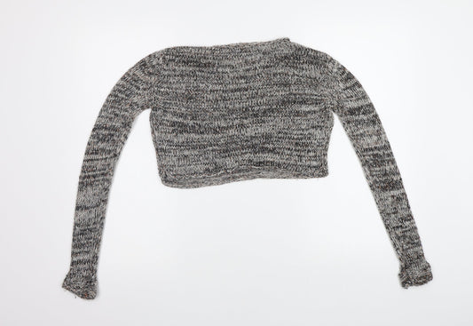M&Co Girls Grey Pullover Jumper Size 13 Years