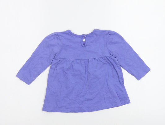 George Baby Purple A-Line Size 6-9 Months