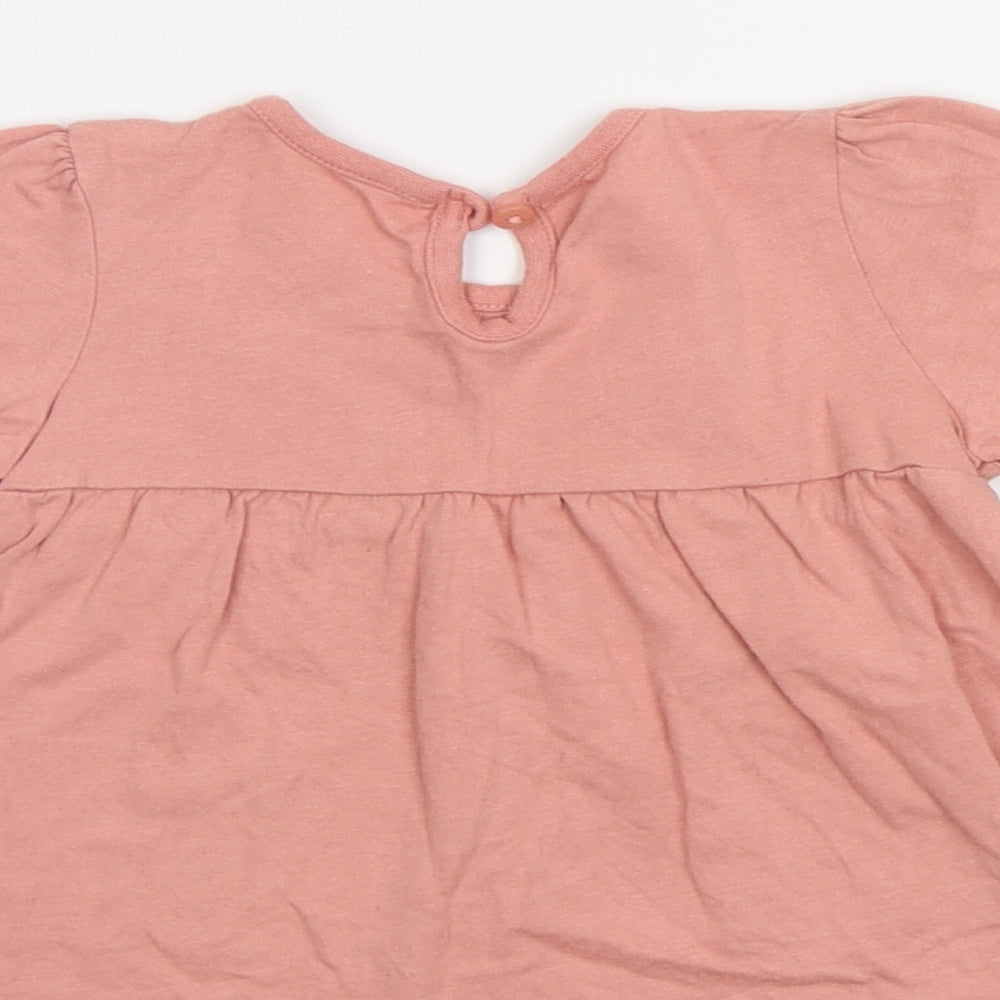 Brand and care label for George Baby Pink A-Line, size 6-9, Months