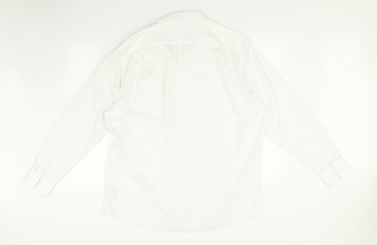 Mens UK Collar Size Debenhams Smart White Dress Shirt