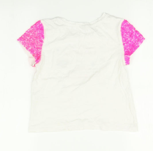 TU Girls White Basic T-Shirt Size 9 Years - I need my space
