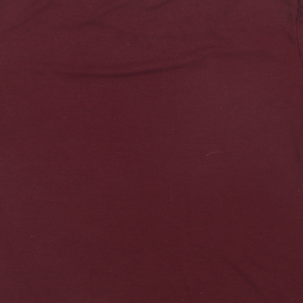 Womens UK Size 16 New Look Red Basic T-Shirt