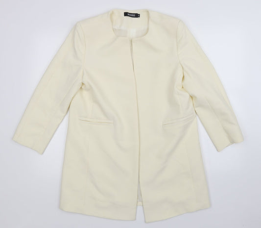 Womens UK Size 14 Missguided Regular Beige Sport Coat