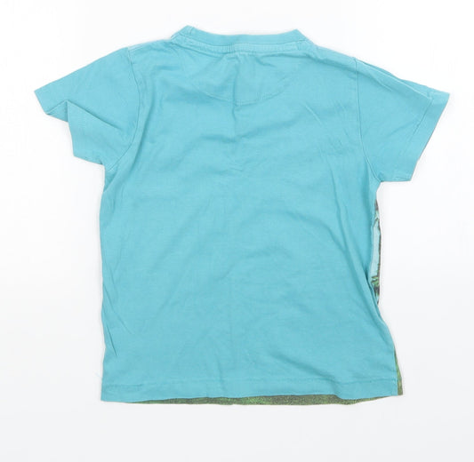 max boys Boys Multicoloured Basic T-Shirt Size 5-6 Years