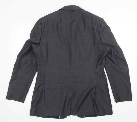 Mens UK Size Hammond & CO Regular Grey Suit Jacket