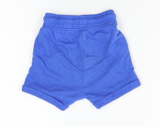 George Boys Blue Sweat Shorts Size 2-3 Years -