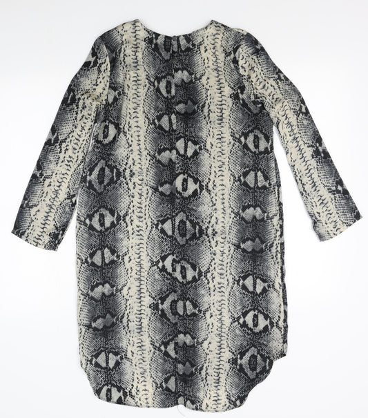 Topshop Womens Green A-Line Size 8