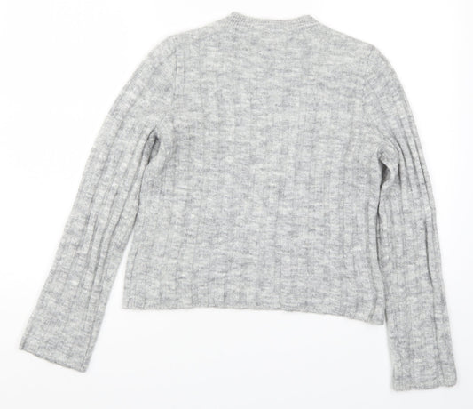 Womens UK Size XS H&M Grey Pullover Jumper