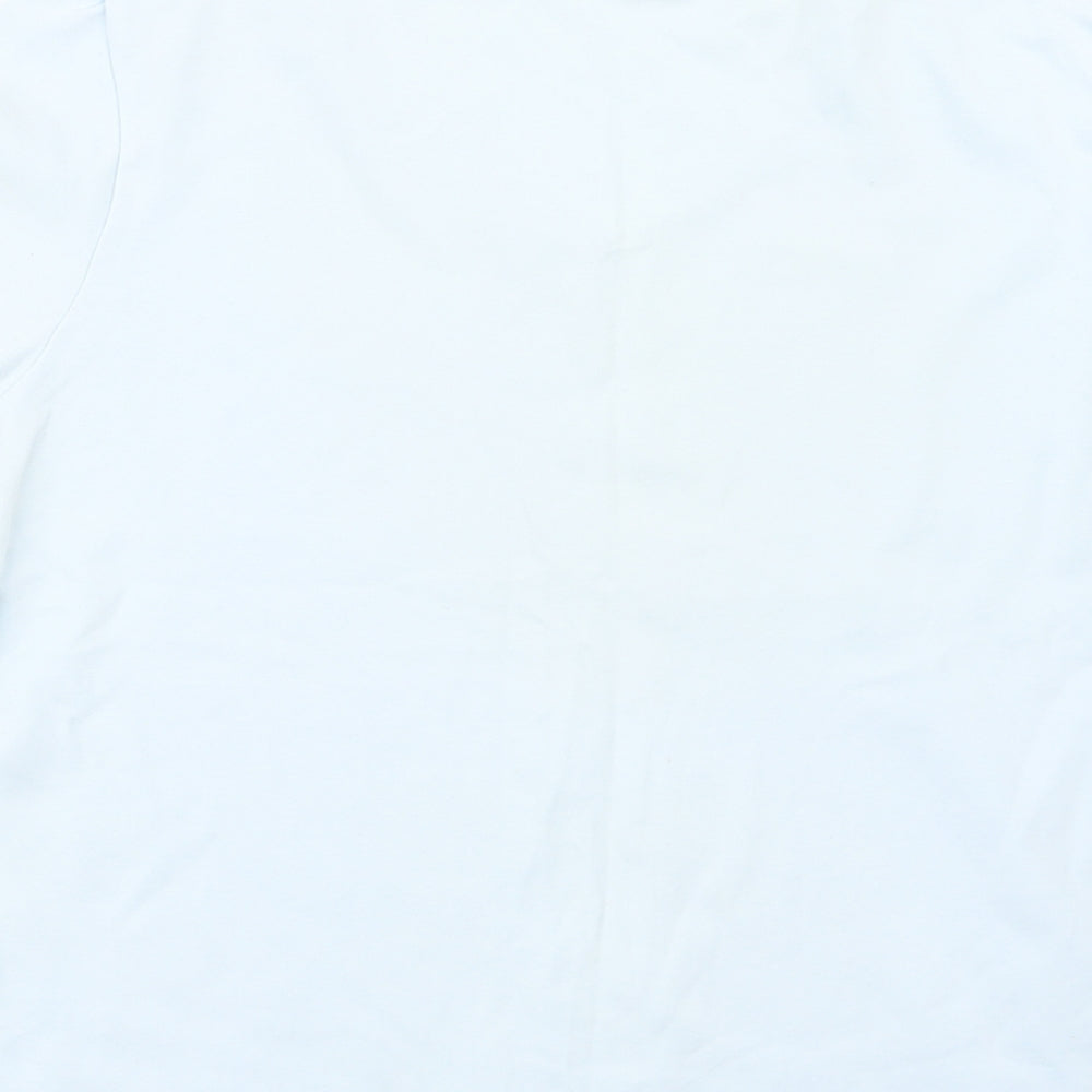 Olympus Womens Blue Basic T-Shirt Size 12