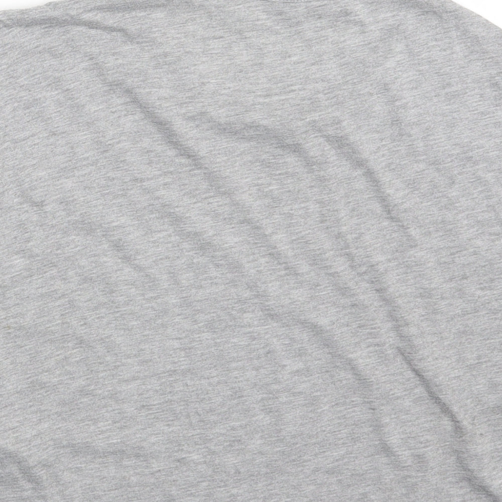 Womens UK Size S H&M Grey Basic T-Shirt