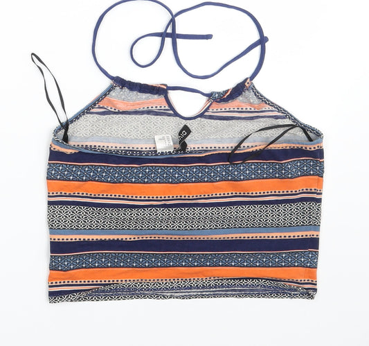 Womens UK Size S H&M Multicoloured Basic Tank