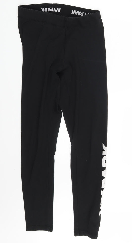 IVY PARK Womens Black Jegging Leggings Size S L26 in