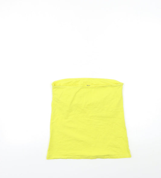 George Womens Yellow Basic Tank Size 10