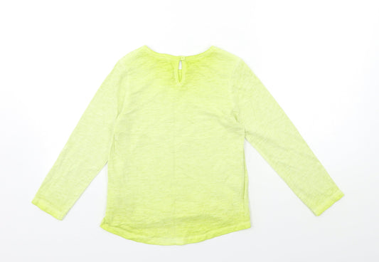 NEXT Girls Green Basic T-Shirt Size 5-6 Years