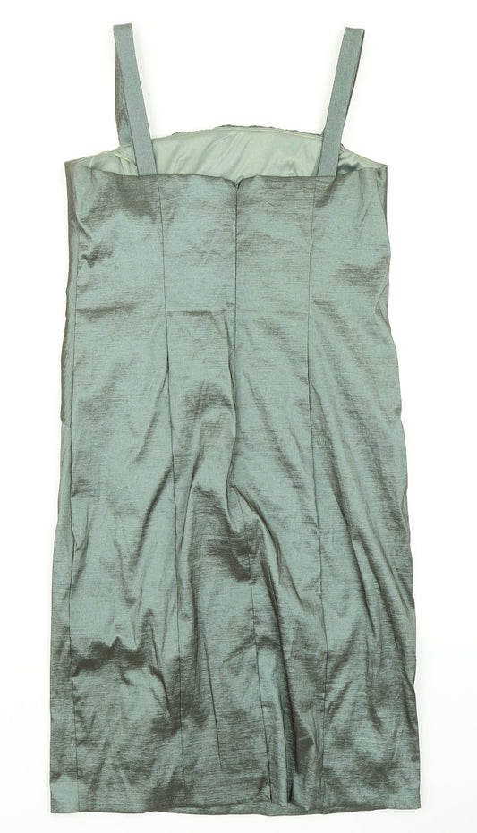 R&M Richards Womens Green A-Line Size 12
