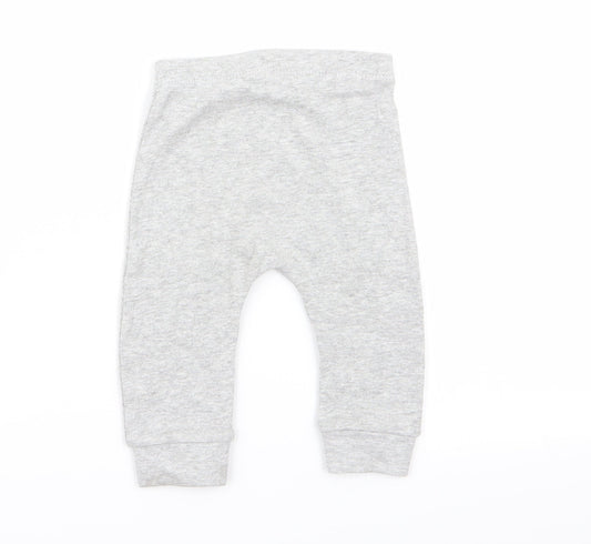 Matalan Girls Grey Jogger Trousers Size 3-6 Months - leggings