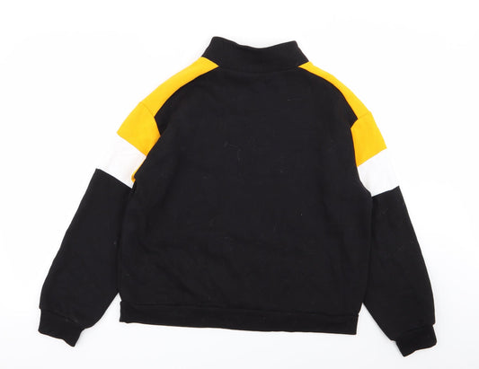 Divided by H&M Womens Black Striped Pullover Jumper Size S