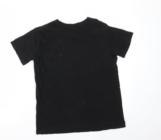 Club Boys Black Basic T-Shirt Size S