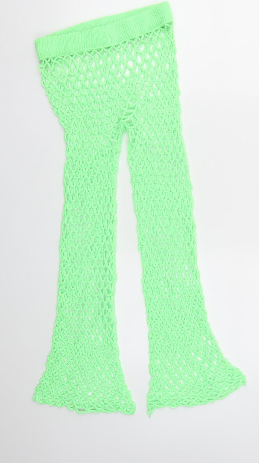 EMMA & ASHLEY Womens Green Trousers Size M - stretch waistband
