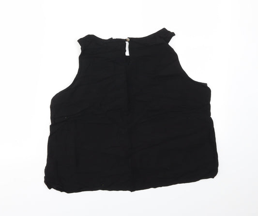 FOREVER 21 Womens Black Basic T-Shirt Size M